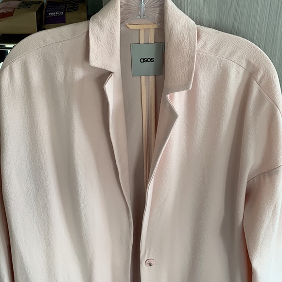 ASOS pink long jacket for sale - Picture 2 of 4